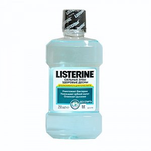 Listerine Ополаскиватель Сильные зубы и здоровые десны 250 мл