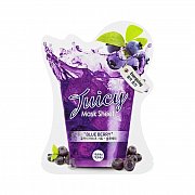 Holika Holika Маска тканевая для лица с экстрактом черники Juicy Mask Sheet 1 шт Holika Holika Маска тканевая для лица с экстрактом черники Juicy Mask Sheet 1 шт