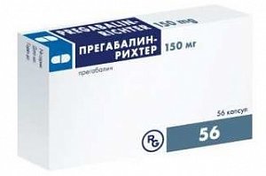 Прегабалин-Рихтер капсулы 150 мг 56 шт.