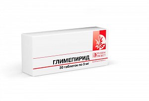 Глимепирид таблетки 3 мг 30 шт. Pharmproject [Фармпроект]
