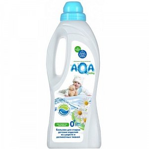 AQA Baby Бальзам для стирки детских изд, из деликат тканей и шерсти 1000 мл