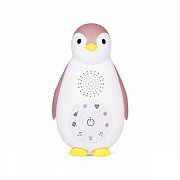 Zazu Ночник и музыкальный бокс Пингвиненок Zoe Розовый