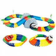 1Toy Трек гибкий Большое путешествие 102 детали, пещера, машинка