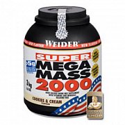 Weider Mega Mass 2000 шоколад банка 3кг