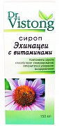 Dr. Vistong Сироп эхинацеи с витаминами 150 мл Dr. Vistong Сироп эхинацеи с витаминами 150 мл
