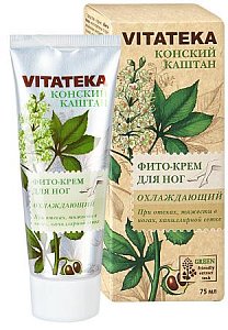 Витатека (vitateka) Крем для ног охлаждающий от отеков
