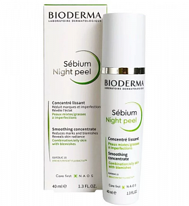 Bioderma Sebium Night Peel Пилинг для лица ночной 40 мл