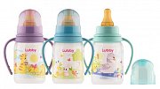 Lubby Бутылочка Веселые животные 125 мл от 0 мес.