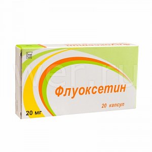 Флуоксетин капсулы 20 мг 20 шт. Озон