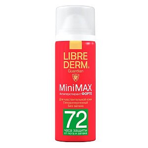 Librederm Антиперспирант форте MiniMax 72ч защиты аэрозоль 50 мл