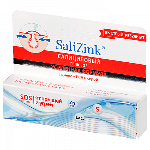 Салицинк гель-SOS локального действия для проблемной кожи 15мл