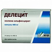 Делецит капсулы 400мг 14шт