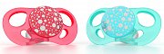 Twistshake Пустышка 0-6 мес. Бирюзово-персиковая 78085 2 шт.