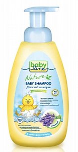 Babyline Nature Шампунь для младенцев с лавандой 500 мл с дозатором