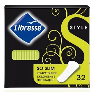 Libresse Style Прокладки ежедневные Супер тонкие 32 шт.