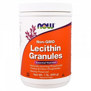 NOW Лецитин гранулы 454 г (БАД)