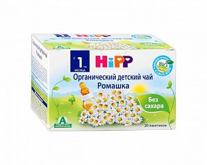 Hipp Чай Органический детский Ромашковый с 1 мес. 30 г 20 шт.