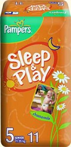 Pampers Подгузники Sleep&Play 11-25 кг Junior 11 шт.