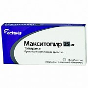 Макситопир таблетки 25 мг 10 шт.