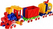 Форма Паровозик Ромашка С-119-Ф с двумя вагонами