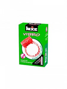 Luxe иброкольцо + презерватив Vibro Поцелуй стриптизерши 1 шт.