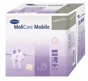 MoliCare Mobile Подгузники-трусики для взрослых S 14 шт. (60-80см)