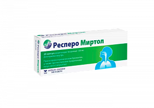 Респеро Миртол капсулы кишечнорастворимые 120 мг 20 шт.