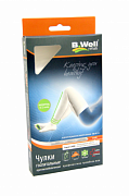 B.Well Чулки JW-214 Care противоэмболические р.1, белые, 1 класс компрессии