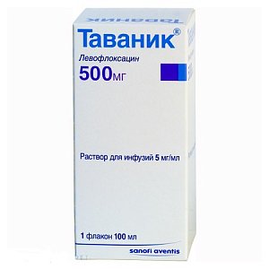 Таваник раствор для инфузий 5 мг/мл флакон 100 мл