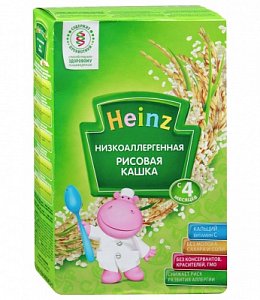 Heinz Каша Рисовая Низкоаллергенная с 4 мес. 160 г