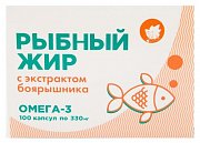 Рыбный жир капс. 0.33мг n100 с экстрактом боярышника