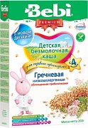 Bebi Premium Каша молочная Гречневая низкоаллергенная с пребиотиками с 4 мес. 200 г Bebi Premium Каша молочная Гречневая низкоаллергенная с пребиотиками с 4 мес. 200 г
