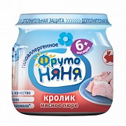 ФрутоНяня Пюре Кролик с 6 мес. 80 г ФрутоНяня Пюре Кролик с 6 мес. 80 г