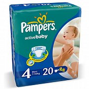 Pampers Подгузники Active Baby Maxi 20 шт.