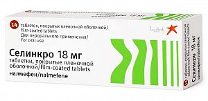 Селинкро таблетки покрытые пленочной оболочкой 18 мг 14 шт.