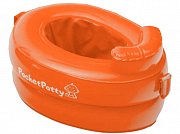 Roxy Kids Надувной дорожный горшок PocketPotty Оранжевый со сменными пакетами