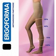 Ergoforma Колготки компрессионные 121 2 класс компрессии р.4 Черный