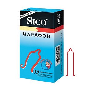 Sico Презервативы Марафон классические 12 шт.