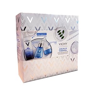 Vichy Aqualia Thermal Набор Крем легкий для нормальной кожи 50 мл+ Сыворотка увлажняющая 30 мл+ подарок Термальная вода 150 мл