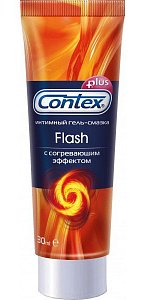 Contex Plus Гель-смазка Flash с согревающим эффектом 30 мл